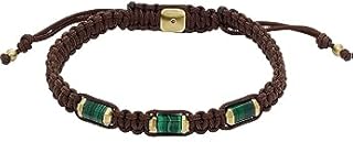Fossil Męska bransoletka Harlow Linear Texture z nylonu, czarna, JF04567040