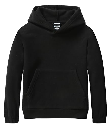 Image of Boys' Fleece Hoodie Warm Long Sleeve Hooded Pullover Sweatshirt