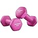SONGMICS Hanteln, 2er Set, 2 x 1 kg, Hantelset, Kurzhanteln, Hexagon, Neopren-Beschichtung, Krafttraining, Workout, Fitnesstraining, für Zuhause, rosa SYL902P01 SONGMICS günstig Kaufen-SONGMICS Hanteln, 2er Set, 2 x 1 kg, Hantelset, Kurzhanteln, Hexagon, Neopren-Beschichtung, Krafttraining, Workout, Fitnesstraining, für Zuhause, rosa SYL902P01