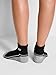 DKNY Women's 6 Pack High Quarter Crew Socks, Medium Grey, 9-11