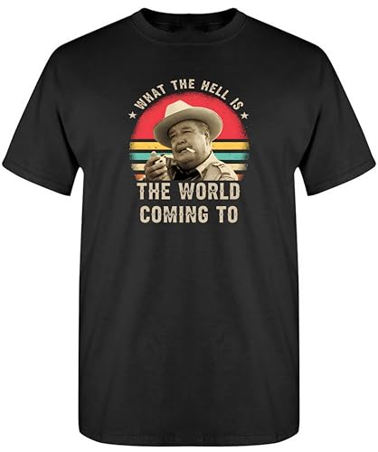 Buford T. Justice What The Hell is The World Coming to Retro T-Shirt