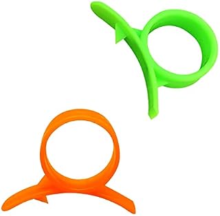 Jagowa 2 Pcs Orange Peeler Multifunctional Creative Mini Orange Opener Manual Lemon Citrus Fruit Peeler Kitchen Tool (Random Color)