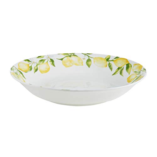 Mikasa-Lemons-Bone-China-Lightweight-Chip-Resistant-Serving-Bowl-10-Inch-Multicolored Mikasa Lemons Bone China Lightweight Chip Resistant Serving Bowl 10 Inch Multicolored