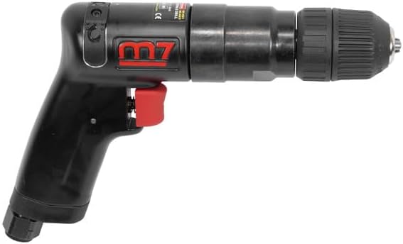 Miniatura 2 de M7 Taladro neumático reversible con motor de 0.5 hp y mandril sin llave de 38" (QE-431)