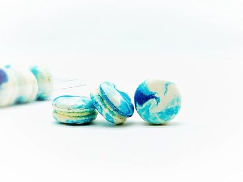 50 Pack Blueberry Cheesecake French Macaron Value Pack