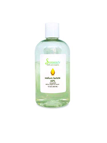 SODIUM LACTATE 60% USP Pure Natural Preservative Organic 12 OZ