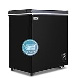 Deep Freezer 5 cubic Feet chest Freezer With Storage Basket And Top Open Door Small freezer 7 Temper