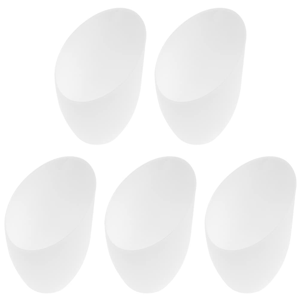 Yardwe Horse Lamp Shade 5pcs Lamp Shade Oblique Horseshoe Lampshade Replacement White Lamp Light Covers Ceiling Fan Globe Replacement for Led Floor Lamp Chandelier Ceiling Light 42mm