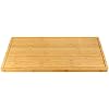 BambooMN Heavy Duty Premium Bamboo Cutting Board - Vertical Cut - Grooved - 24 x 12 x 1