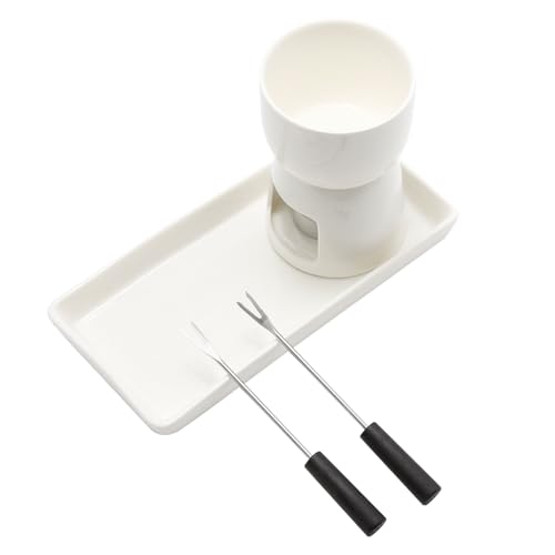 Butter Heater Ceramic Butter Warmer Set Melt Hot Pot Bowl, Italia...