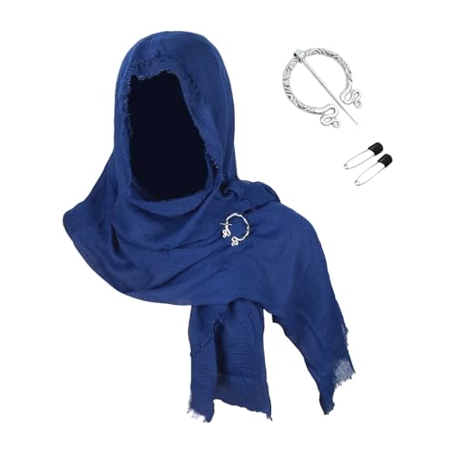 Disfraz de cosplay, versátil para ocasiones informales, durante toda la temporada, diseño largo, azul, talla única