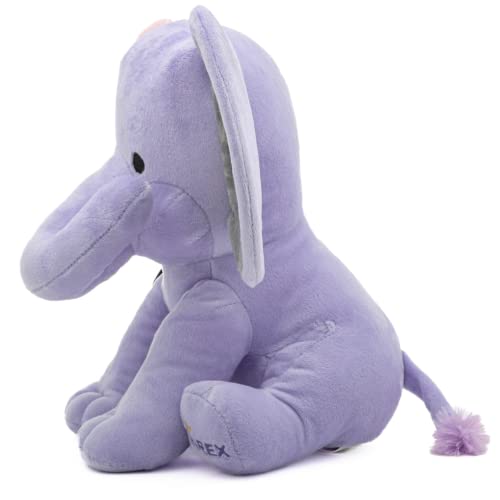 KINREX Elephant Stuffed Animals – Stuff Animal Plush Toy for Babies Girls Boys, Elephants Plushie Teddy Bear Toys for Birth Stats Baby Shower Infant Newborn Boy & Girl, Purple Measures 9 Inches - Image 4