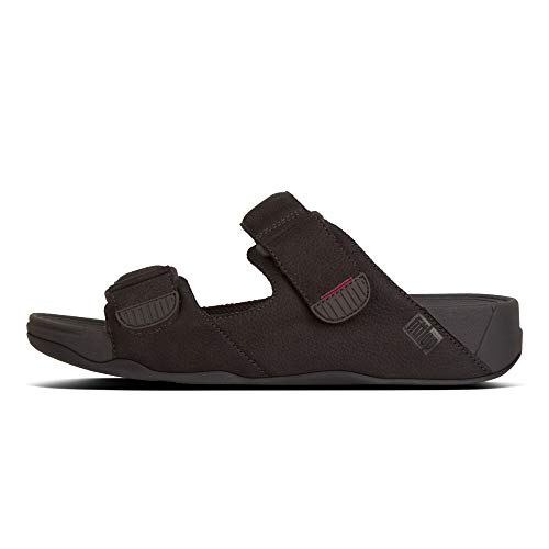 Image of FitFlop Men's Gogh Moc Slide Leather Sandal