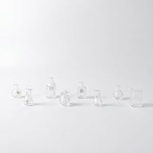 Mini Magnetic Flower Vases, Set of 8 in 6 Unique Shapes | Refrigerator Magnet Mini Vases, For Dried Flowers, Beaded Bouquets & Small Floral Displays, Cute Fridge Decor