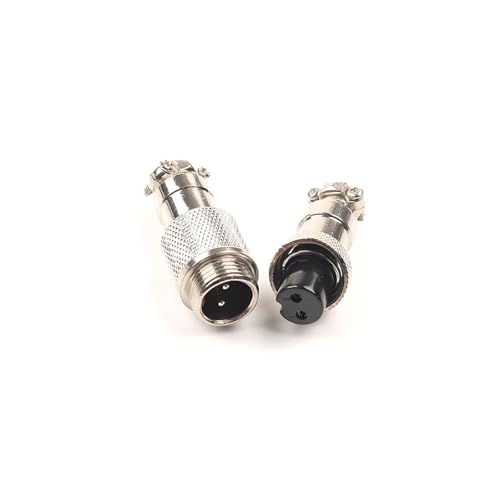 Conector de aviación GX12 de 6 pines macho y hembra para panel