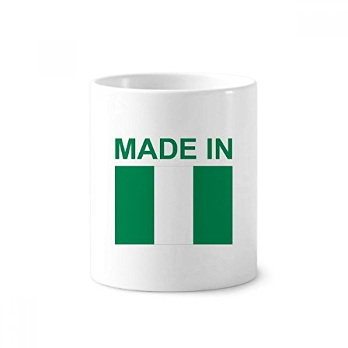 Made in Nigeria Country Love Toothbrush & Pen Mug