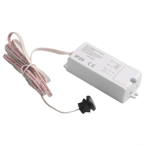 HpLive Interrupteur à capteur infrarouge pour éclairage d'armoire avec détecteur de mouvement sans contact - Portée de détection de 5 cm - 200-500 W -...
