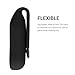 kwmobile 2X Clip Holders Compatible with Xiaomi Mi Band 10/9 / 8 - Clip-On Holder Replacement Set - Black/Dark Rose