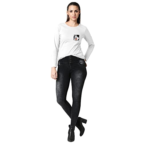 Image of Bewakoof Women's Printed Regular Fit T-Shirt