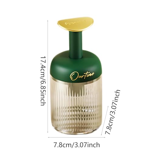 Dispensador de espuma de jabón elegante para organizar tu baño de forma transparente 5