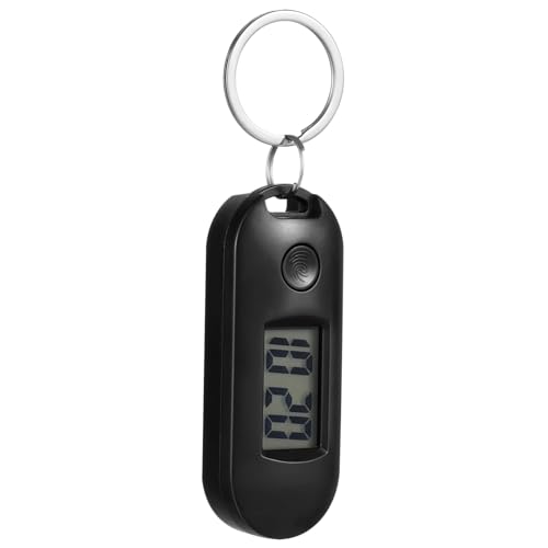 Montre Numérique Étudiante Mute Porte-clé Noir Lot de 5 pour Classe