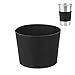 Cafopgrill Manicotto portabottiglie, 10 Pezzi Antiscivolo in Silicone Resistente al Calore Manicotto portabottiglie Coperchio Protezione Acqua Nero