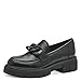 MARCO TOZZI mocassini da donna vegani senza tacco con plateau color nero (black) 37 EU immagine