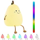 ✅ [Good Choice for Gifts] Pear night lamp is very stylish and unique either as birthday/festival gifts for girls, baby, kids bedroom decor. Also very suitable for new mommy as nursery light.