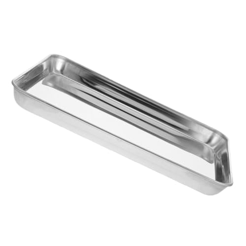 Stainless Steel Serving Tray Metal Plate for Appetizers Desserts Steak More Versatile Serving for Bbqs Hot Pots Dining Occasions