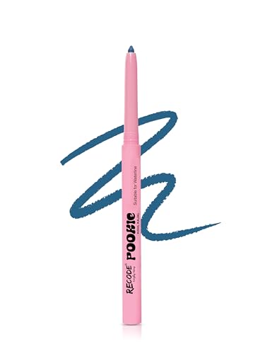 Image of Recode Blue Pookie Kajal 0.3G,Smooth & creamy application,Lightweight,Smudge Proof Kajal,Perfect for everyday makeup looks