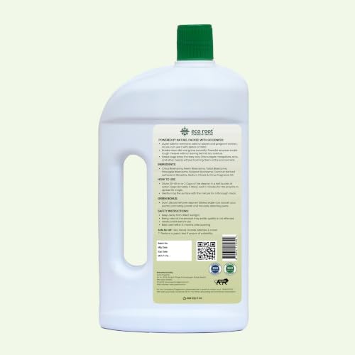 Image of Natural Floor Cleaner Liquid - 5L Pack For Home, Kitchen, Bathroom & Pet Areas, Herbal Enzyme-Based for Daily Mopping, Biodegradable, Chemical Free, Baby & Pet Safe, Multi-Surface Use