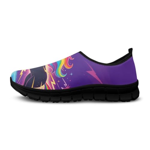 Image of Womens Slip On Walking Shoes Non Slip Loafer Breathable Holiday Travel Shoe Lightweight Casual Low Top Sneakers SizeUS 5.5-11.5