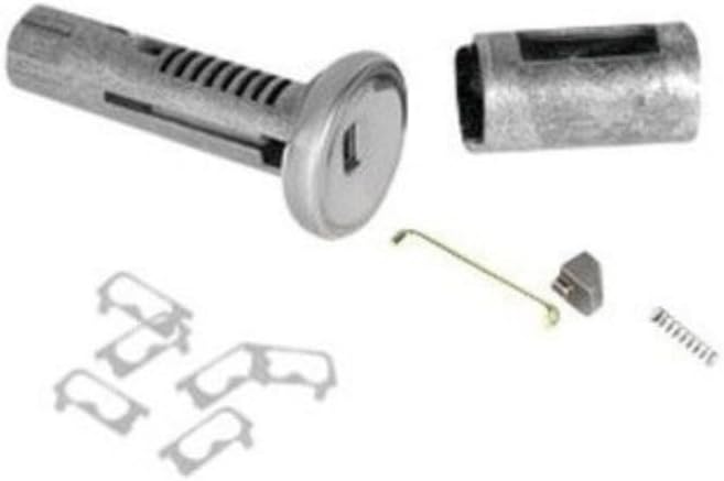 KarParts360 For Chevy Colorado 2015 2016 2017 2018 2019 2020 Ignition Lock Cylinder Set | Excluded Keys | Dull Finish | Uncoded | With Tumblers And Springs