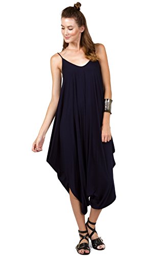 Love in Harlem Jumpsuit (Medium, Navy)