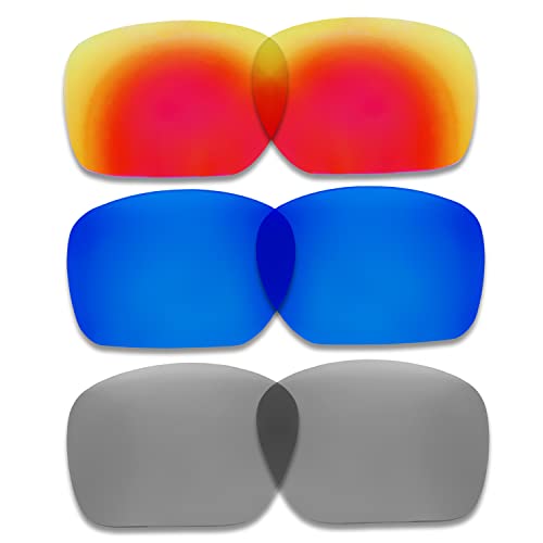 Verres de remplacement Oakley Triggerman finition premium lot de 3 couleurs