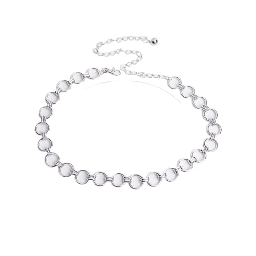 Girls Decorative Waist Chain Skirt Belt Line Matching Plaid Dress Summer Student Versatile Waist Belt