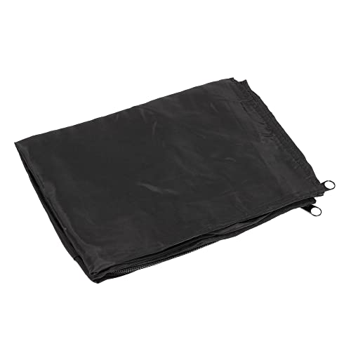 Image of PATIKIL 12 inch Lx12 Wx17 H Bird Cage Cover, Nylon Rain-Proof Lightproof Shade Good Night Birdcage Cover with Zipper for 12 Inch Cage Parrot Pigeon, Black