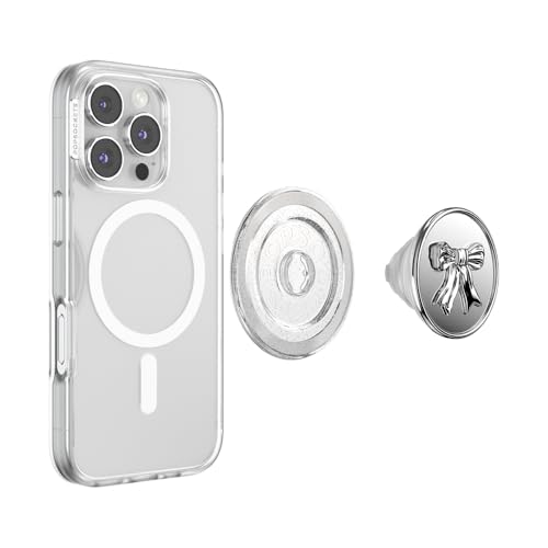 PopSockets Agarre de teléfono para MagSafe esmalte roscado Grace de lujo 4