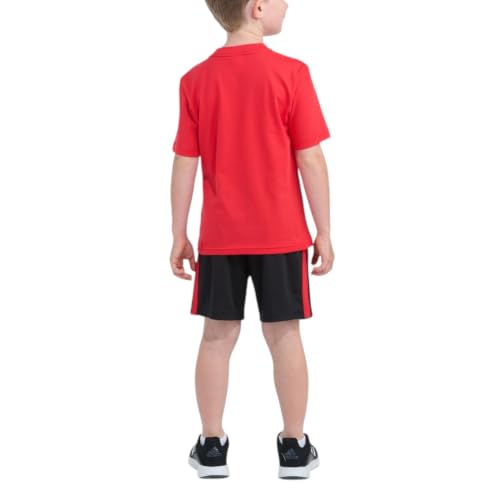 Image of adidas boys 2-Piece Graphic Tee and Short Set