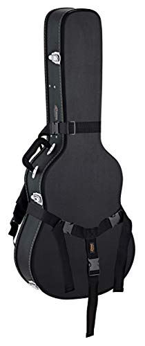 ORTEGA Economy Series Case Bundle pour guitares acoustiques de taille dreadnought – Black Flat Top + sangle de sac à dos… - Les Beatles, Paul McCartney, John Lennon, RIngo Starr, George Harrison ORTEGA Economy Series Case Bundle pour guitares acoustiques de taille dreadnought - Black Flat Top + sangle de sac à dos…