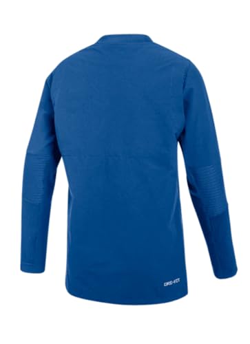 Nike Kid's DRI-FIT Lightweight Baseball Loose FIT Pullover, Tm Royal/White, Large2
