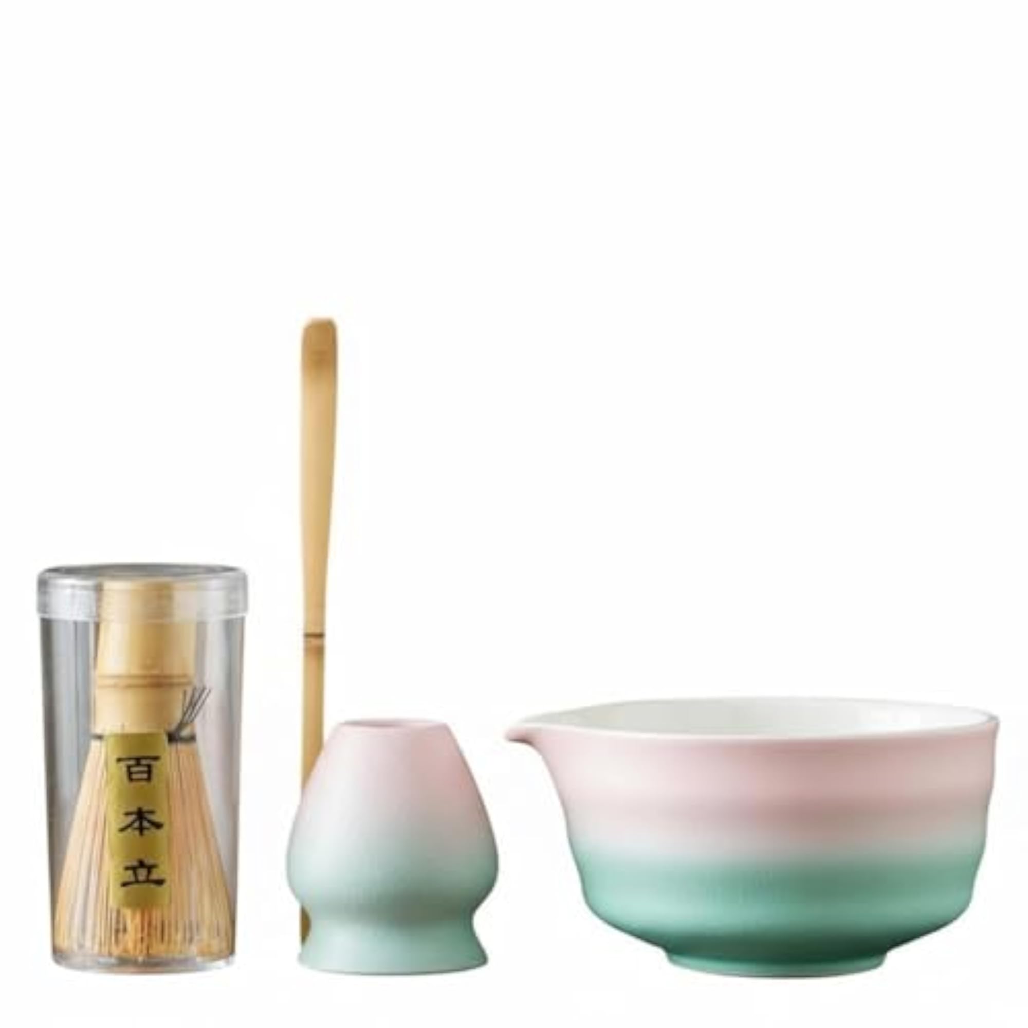 Matcha Tea Set with Bowl and Whisk, Gift Box Included