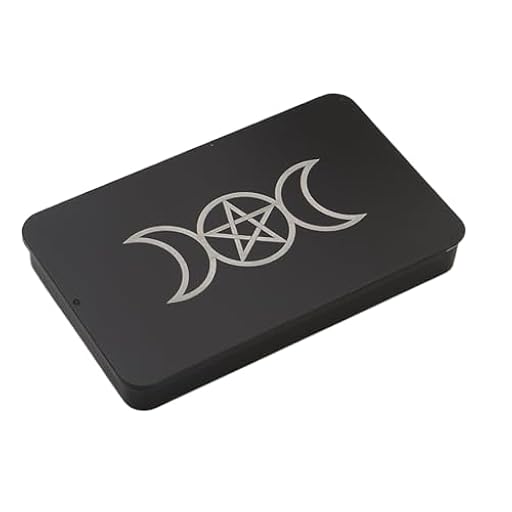 Genérico De Baraja De Tarot: Soporte De Metal para Tarot, Estuche De Viaje Compacto, De Protección De Cartas, Unidad De Almacenamiento De Juegos Portátil para Sesiones De Juegos De Mesa, Eventos | Ya disponible en tu tienda friki favorita! En mundofriki.es!