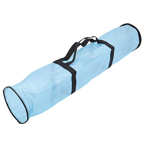 Semme Wrapping Paper Storage, Wrapping Storage PVC Clear Wrapping Paper Storage Bag Wrapping Paper Holder Wrap for Closets, Under Beds, Or Other Narrow (Clear Blue)