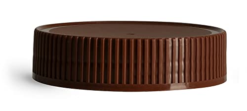 13/415 Plastic Caps, Matte Silver Polypro Caps for Glass Roll On Containers