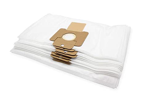 Vhbw Staubsaugerbeutel Für Nilfisk – 10 Stück, Mikrovlies, 54,5 X 41 Cm, Weiß, Ersatz Für Typ 107402336