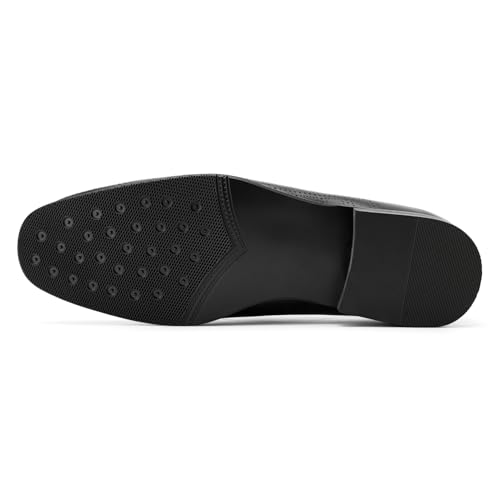 Image of JITAI Men's Lindford Moc Toe Bit Slip-on Penny Loafer Party Shoes