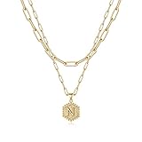 Taille: la chaîne de collier de pendentif en or est une extension de 18 