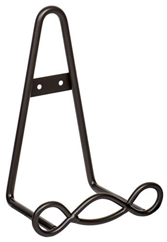 Red Co. Easel Display Rack Stand for Decorative Home Wall, Unique Loop Design, 5.75