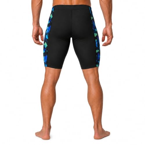 Image of NINQ Mens 2 Pack Polyester Yoga Short Men Summer Running Gym Sports Shorts with Pockets Shorts for Men (in, Alpha, 2XL, Regular, BLACK2)